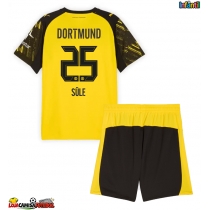 Camisa de Futebol Borussia Dortmund Niklas Sule #25 Equipamento Principal Infantil 2025-26 Manga Curta (+ Calças curtas)